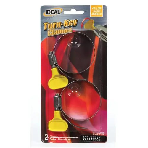 Hose Clamp 1-3/4" 2-3/4" 36 Stainless Steel Turn Key Hose Clamp 1-3/4" 2-3/4" 36 Stainless Steel Turn Key