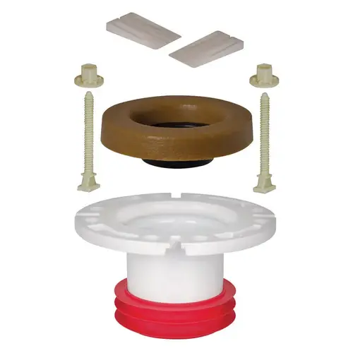 4 In. Schedule 40 DWV Push-Tite PVC Closet Flange 4 In. Schedule 40 DWV Push-Tite PVC Closet Flange