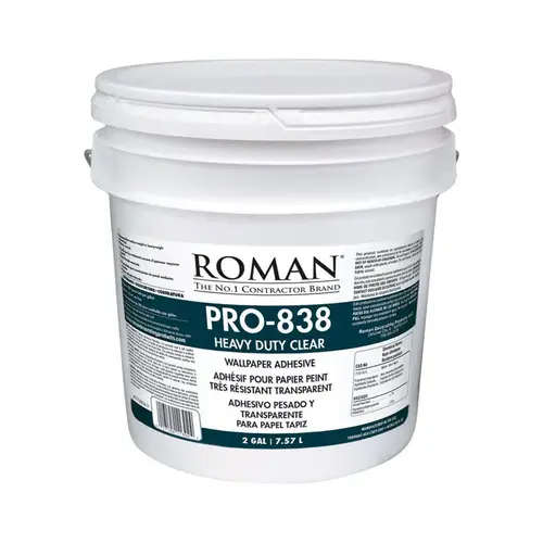 Adhesive PRO-838 High Strength Modified Starches 2 gal Clear