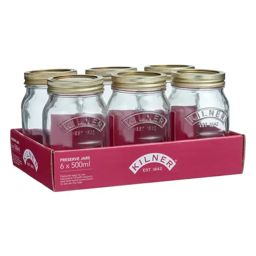 Preserve Jar Regular Mouth 17 oz - pack of 2 Preserve Jar Regular Mouth 17 oz - pack of 2