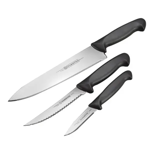 Knife Set Stainless Steel 3 pc Mirror Polished Knife Set Stainless Steel 3 pc Mirror Polished