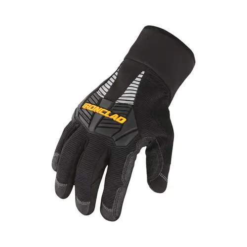 Gloves L Synthetic Leather Cold Weather Black Black Gloves L Synthetic Leather Cold Weather Black Black