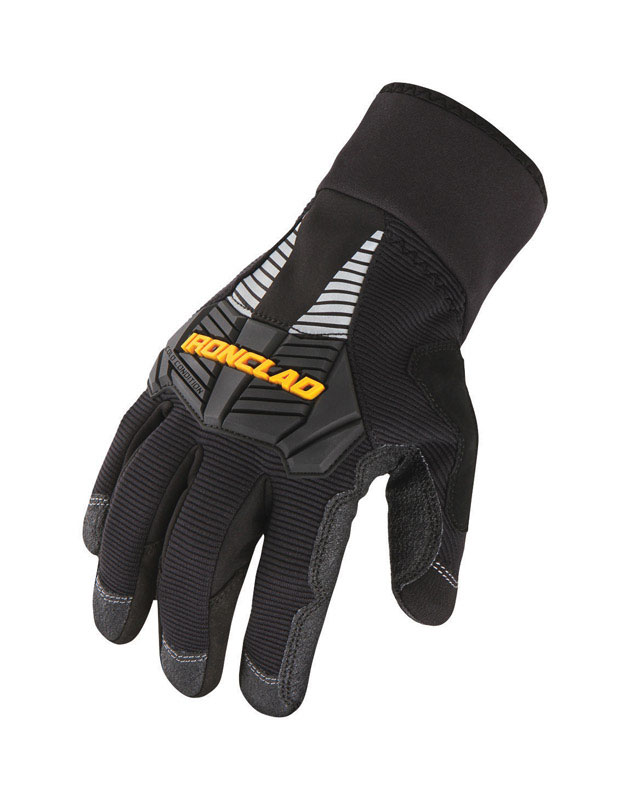 Ironclad CCG2-04-L Gloves L Synthetic Leather Cold Weather Black Black