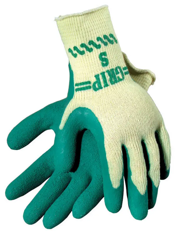 Atlas Gardening Gloves Unisex Indoor and Outdoor Coated Green/Yellow M Green/Yellow - pack of 12 310GM-08.RT-XCP12