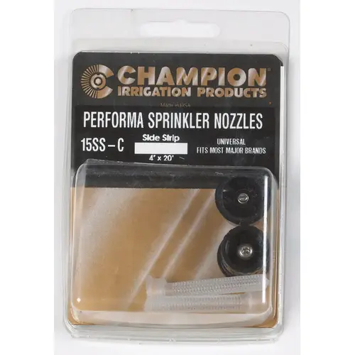 Sprinkler Nozzle Plastic 15 ft. Side Strip Black Pair Sprinkler Nozzle Plastic 15 ft. Side Strip Black Pair