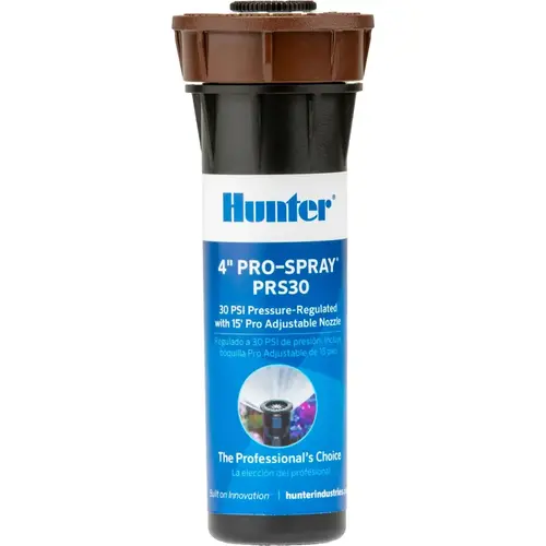Pop-Up Spray Head Pro-Spray PRS30 4" H Adjustable Black