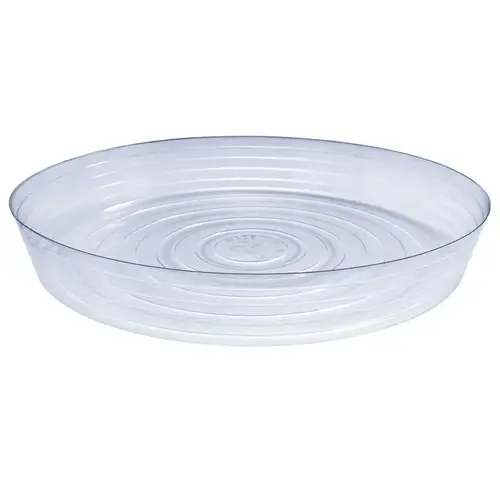 Plant Saucer 25" D Vinyl Clear Clear Plant Saucer 25" D Vinyl Clear Clear