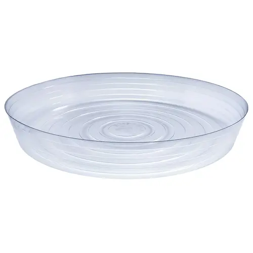 Plant Saucer 25" D Vinyl Clear Clear