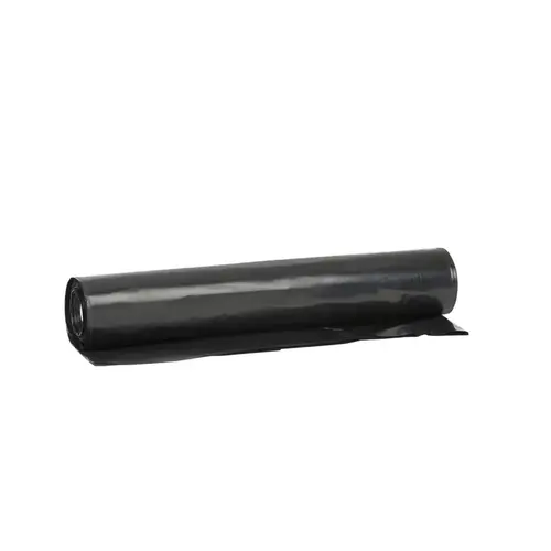 Poly Film, 25 ft L, 10 ft W, Black Poly Film, 25 ft L, 10 ft W, Black