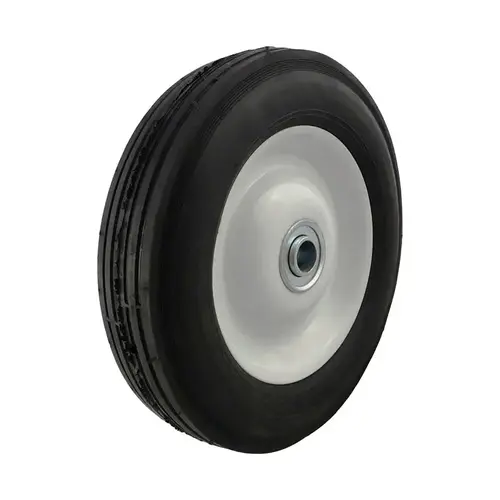 Wheelbarrow Tire 8" D X 8" D 225 lb. cap. Offset Rubber Wheelbarrow Tire 8" D X 8" D 225 lb. cap. Offset Rubber