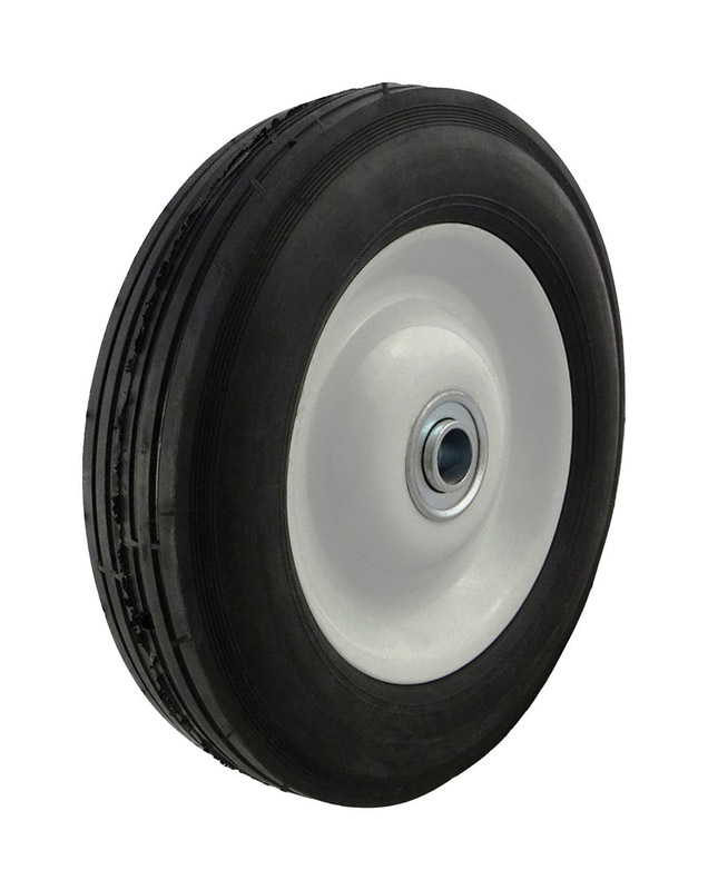 Marathon Industries 00432 Wheelbarrow Tire 8" D X 8" D 225 lb. cap. Offset Rubber