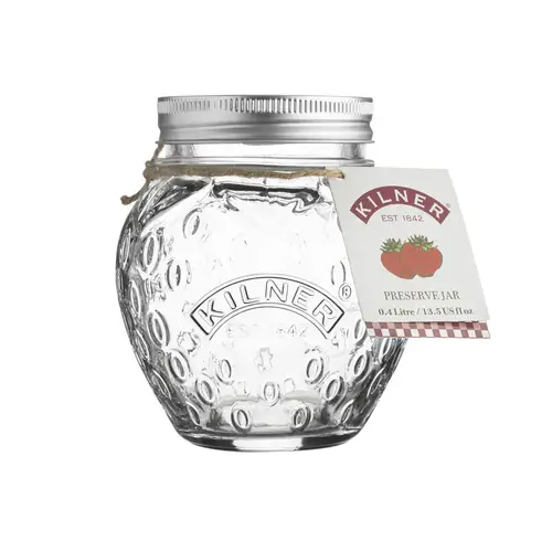 Preserve Jar Strawberry Regular Mouth 13.5 oz - pack of 6 Preserve Jar Strawberry Regular Mouth 13.5 oz - pack of 6