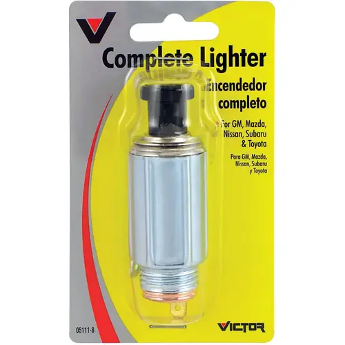 Cigarette Lighter 12 V Black For GM, Toyota Black Cigarette Lighter 12 V Black For GM, Toyota Black