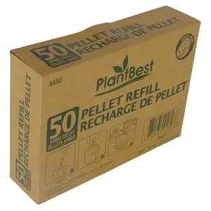 PlantBest 3492 Jumbo Coir Pellet Refill Brown - pack of 50