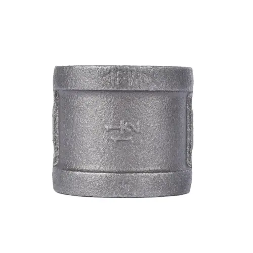 Coupling 1-1/2" FIP each X 1-1/2" D FIP Black Malleable Iron Black Coupling 1-1/2" FIP each X 1-1/2" D FIP Black Malleable Iron Black