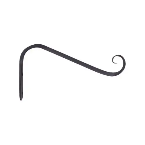 Plant Hook Black Wrought Iron 5" H Forged Angled Powder Coated Plant Hook Black Wrought Iron 5" H Forged Angled Powder Coated
