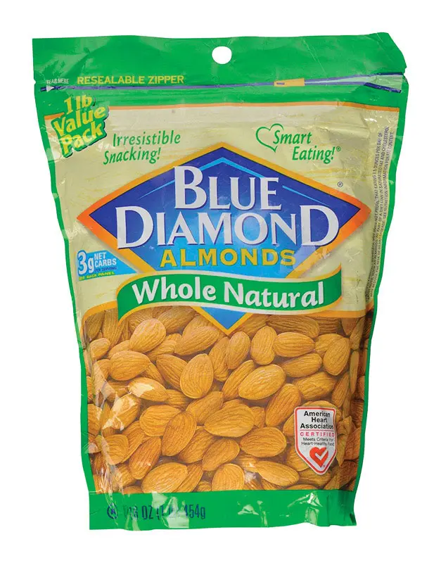 Blue Diamond Snack Almonds 16 oz oz Bagged - pack of 6 9007088-XCP6