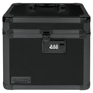 Vaultz VZ03588 Security File Box Combination Lock Black Black