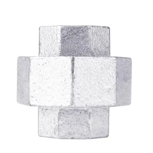 Union 2-1/2" FIP each T X 2-1/2" D FIP each Galvanized Malleable Iron Galvanized Union 2-1/2" FIP each T X 2-1/2" D FIP each Galvanized Malleable Iron Galvanized