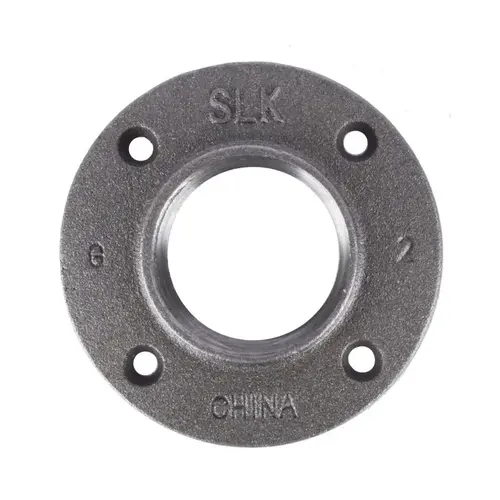 Floor Flange 2" FIP each Black Malleable Iron Black Floor Flange 2" FIP each Black Malleable Iron Black