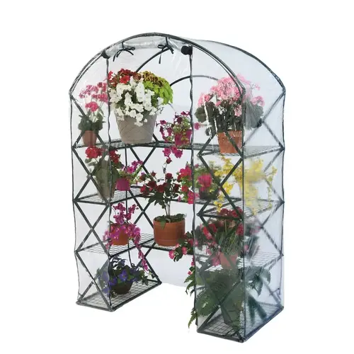 Pop-Up Greenhouse HarvestHouse Plus Clear 78" H X 54" W Clear Pop-Up Greenhouse HarvestHouse Plus Clear 78" H X 54" W Clear