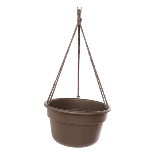 Hanging Basket 6.8" H X 12.4" D Resin Chocolate Chocolate Hanging Basket 6.8" H X 12.4" D Resin Chocolate Chocolate