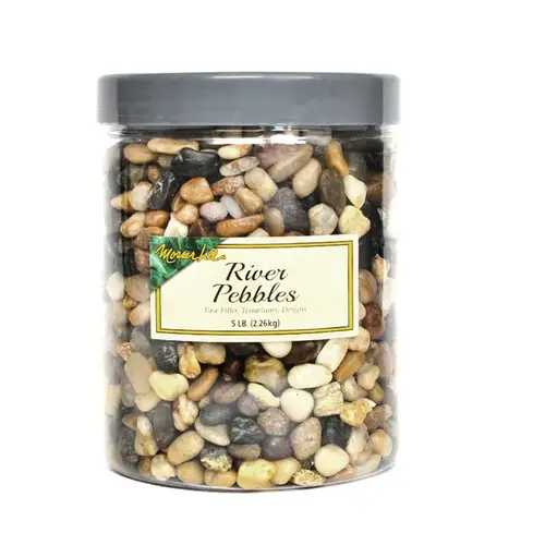 Vase Filler River Pebbles Assorted Stone 5 lb Assorted