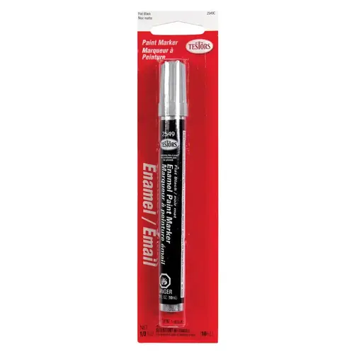 Enamel Paint Marker Flat Black 0.3 oz Black - pack of 6 Enamel Paint Marker Flat Black 0.3 oz Black - pack of 6