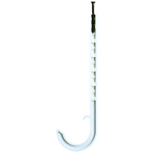 Pipe Hanger HangsTuff 6-3/16" White ABS White Pipe Hanger HangsTuff 6-3/16" White ABS White