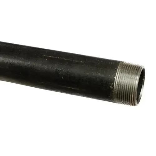 Pre-Cut Pipe 1-1/2" D X 60" L Black Steel Pre-Cut Pipe 1-1/2" D X 60" L Black Steel