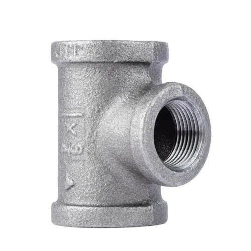 Reducing Tee 1" FIP each X 1" D FIP Black Malleable Iron Black Reducing Tee 1" FIP each X 1" D FIP Black Malleable Iron Black