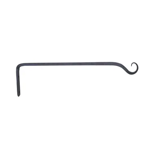 Plant Hook Black Wrought Iron 15" H Straight Powder Coated Plant Hook Black Wrought Iron 15" H Straight Powder Coated
