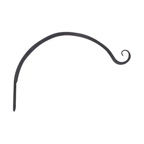 Plant Hook Black Wrought Iron 7" H Curved Powder Coated Plant Hook Black Wrought Iron 7" H Curved Powder Coated