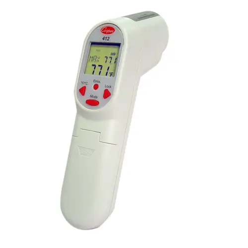 Gun Style Infrared Thermometer with Laser & Thermocouple Jack Infrared Thermometer w/ Laser Gun Style Infrared Thermometer with Laser & Thermocouple Jack Infrared Thermometer w/ Laser