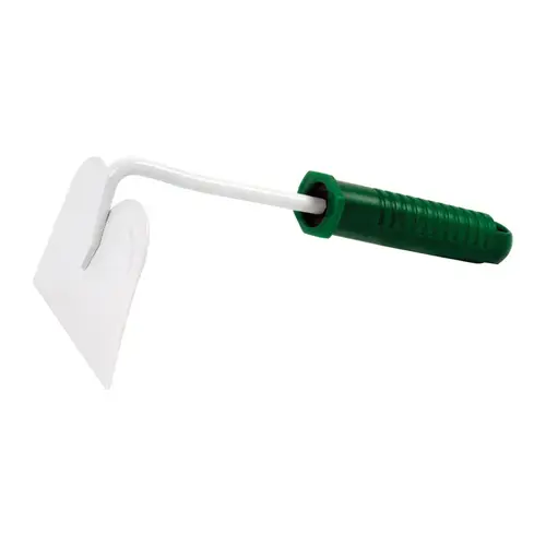 Hand Hoe Metal Garden 9" Plastic Handle Green/White Hand Hoe Metal Garden 9" Plastic Handle Green/White