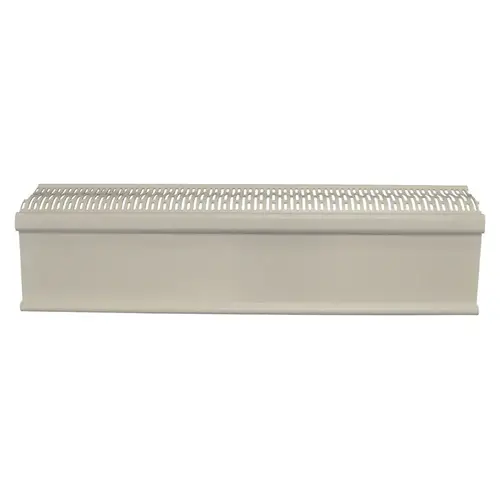 Baseboard Heater Cover The Better Baseboard Cover 3" H X 2 ft. W 1-Way White ABS Plastic White Baseboard Heater Cover The Better Baseboard Cover 3" H X 2 ft. W 1-Way White ABS Plastic White