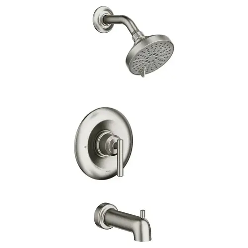 Tub and Shower Faucet Gibson 1-Handle Brushed Nickel Brushed Nickel Tub and Shower Faucet Gibson 1-Handle Brushed Nickel Brushed Nickel