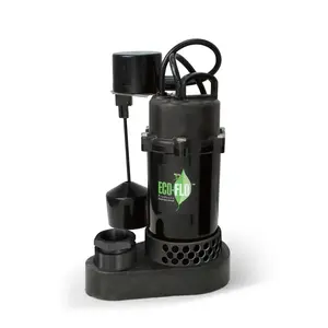 EcoFlow SPP33V Sump Pump 1/3 HP 3600 gph Thermoplastic Vertical Float Switch AC Submersible