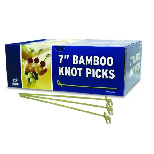 Food Knot Pick 7 IN Bamboo - pack of 1000 Food Knot Pick 7 IN Bamboo - pack of 1000