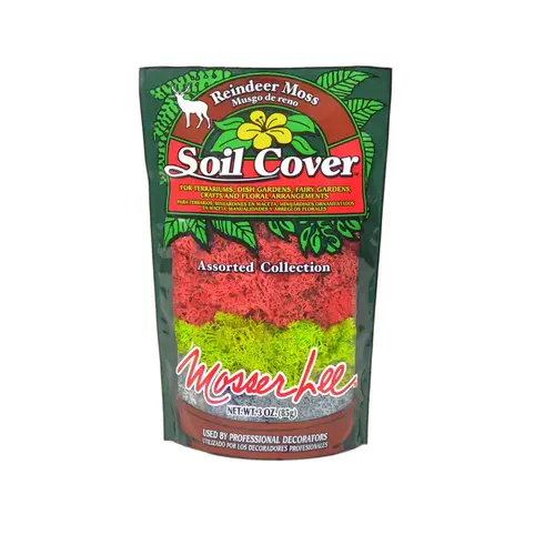Reindeer Moss Soil Cover Organic Assorted 3 oz Assorted