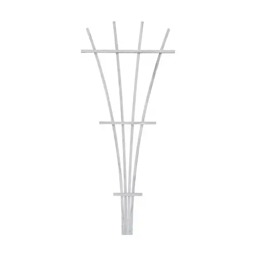 Vine Supports 48" H X 1-1/2" W White Wood White - pack of 6 Vine Supports 48" H X 1-1/2" W White Wood White - pack of 6
