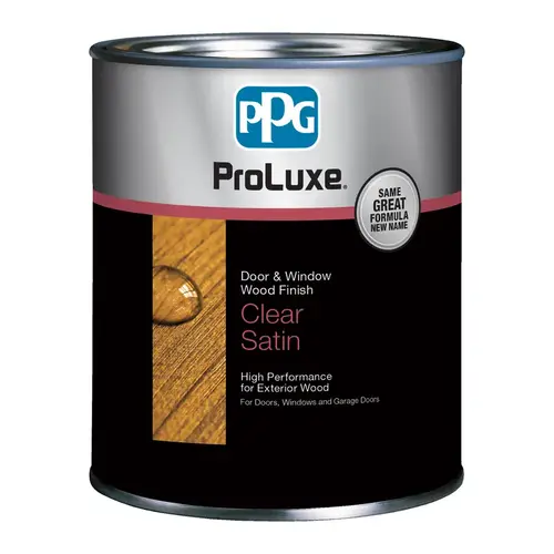ProLuxe Transparent Mahogany Solvent-Based Wood Finish 1 qt, Can