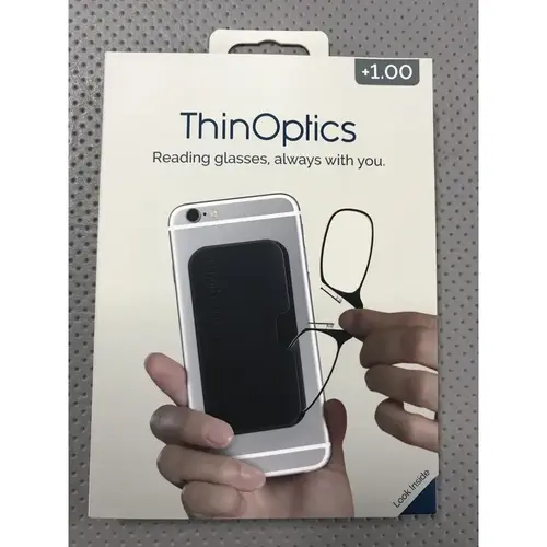 Reading Glasses w/Pod Case Always With You Black +1.00 Black Reading Glasses w/Pod Case Always With You Black +1.00 Black