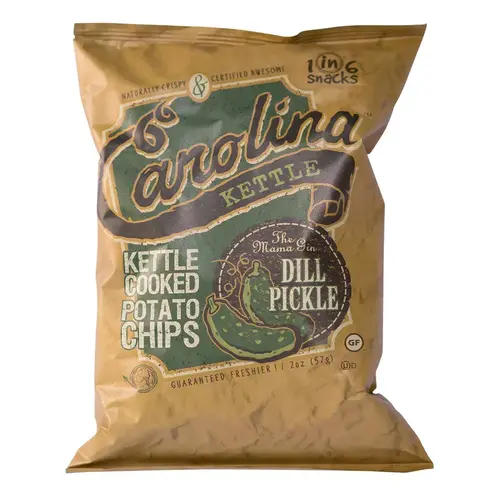 Potato Chips Carolina Dill Pickle 2 oz Bagged