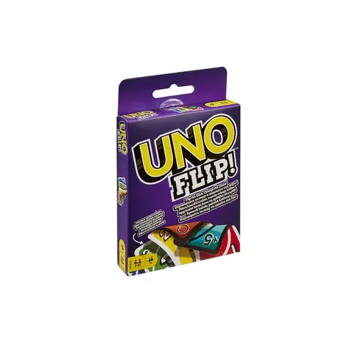 Uno Flip Card Game Paper/Plastic Multicolored Multicolored Uno Flip Card Game Paper/Plastic Multicolored Multicolored