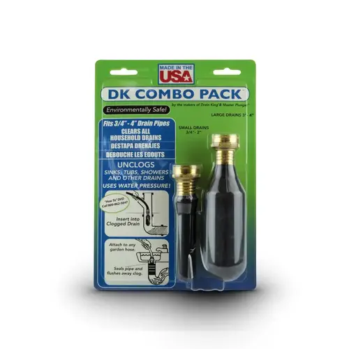 Drain King 3/4" to 4" Water-Pressure Drain Opener