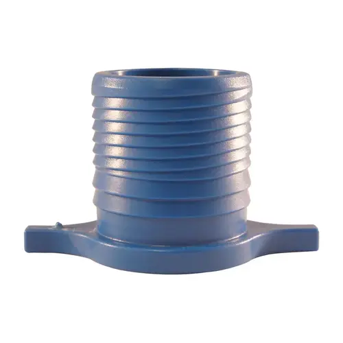 Plug Blue Twister 1-1/4" Insert in to X 1-1/4" D Insert Acetal