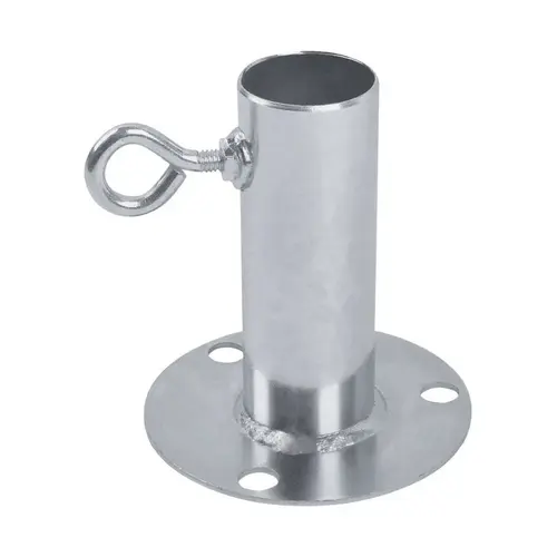 Foot Pad 1-1/2" Round X 1-1/2" D Galvanized Steel