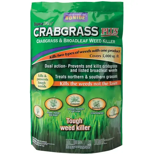 Crabgrass and Broadleaf Weed Killer, Granular, White, 12 lb Crabgrass and Broadleaf Weed Killer, Granular, White, 12 lb