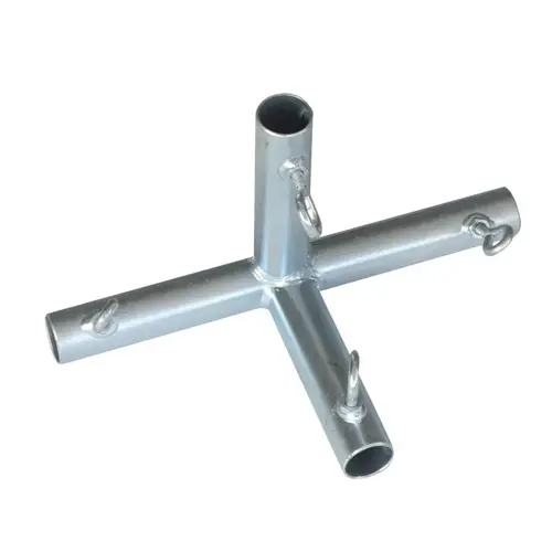 Connector 3/4" Round T X 3/4" D Galvanized Carbon Steel 10" L Galvanized Connector 3/4" Round T X 3/4" D Galvanized Carbon Steel 10" L Galvanized